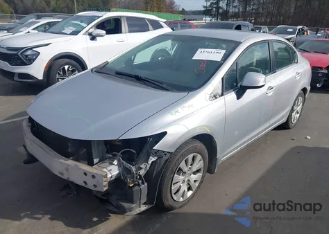 2012 Honda Civic Lx из США, поврежденный, VIN 19XFB2F59CE023369